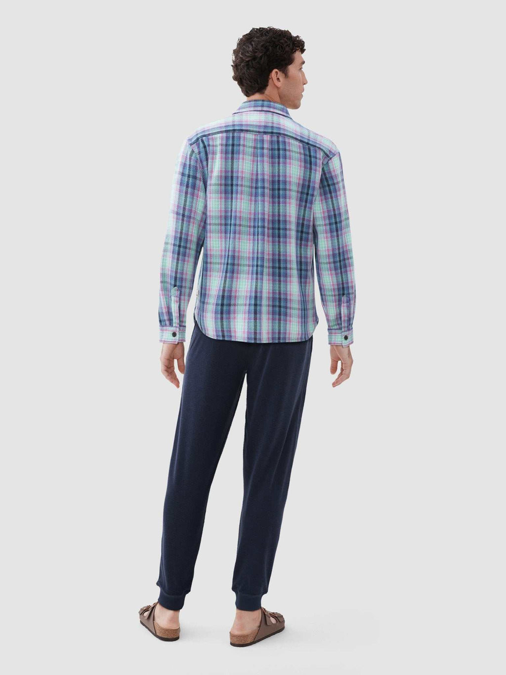 Alex Plaid Utility Overshirt- Aqua Multi T-Shirts, Hoodie, Sweatshirt | CoreVibeTees.com (Image 5)