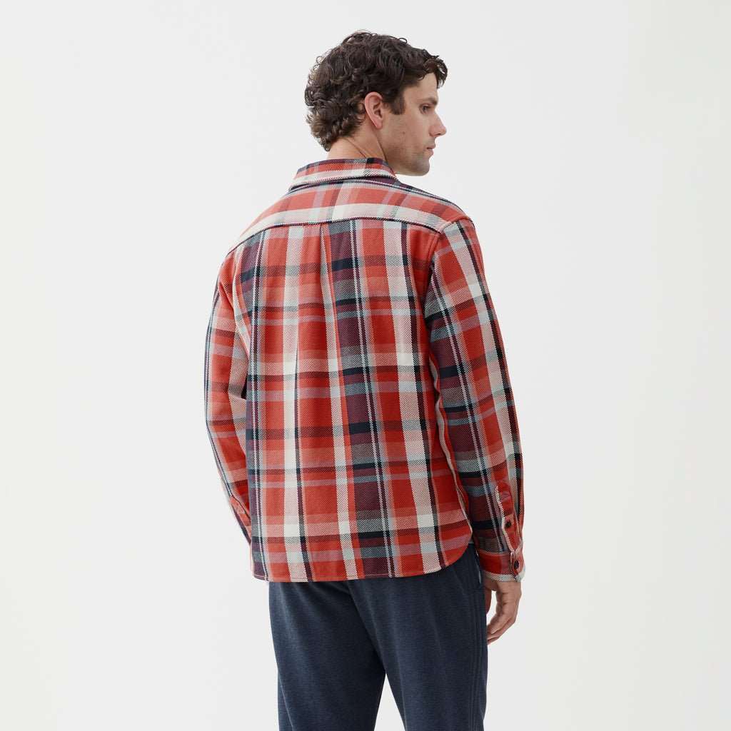 Alex Plaid Utility Overshirt - Orange Combo T-Shirts, Hoodie, Sweatshirt | CoreVibeTees.com (Image 3)
