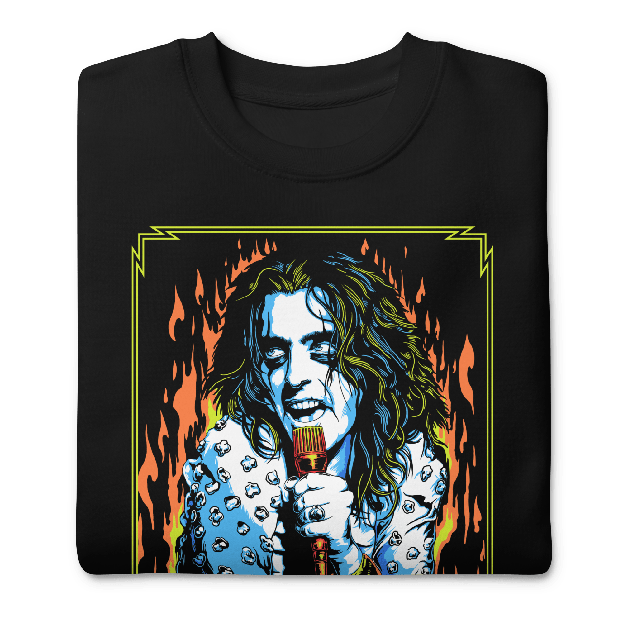 Alice Cooper - Flames Sweatshirt T-Shirts, Hoodie | CoreVibeTees.com (Image 5)