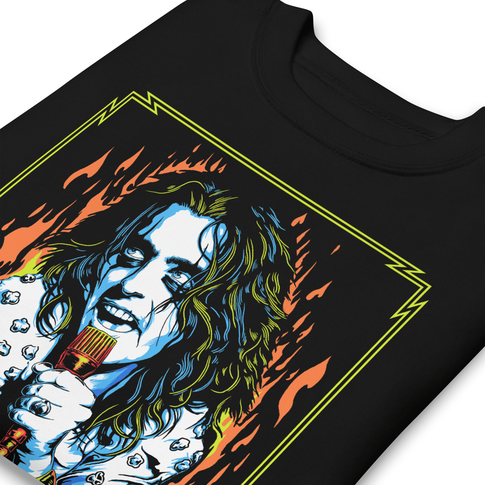 Alice Cooper - Flames Sweatshirt T-Shirts, Hoodie | CoreVibeTees.com (Image 4)