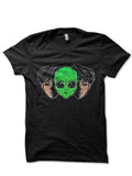 Alien Black T-Shirt Hoodie, Sweatshirt | CoreVibeTees.com