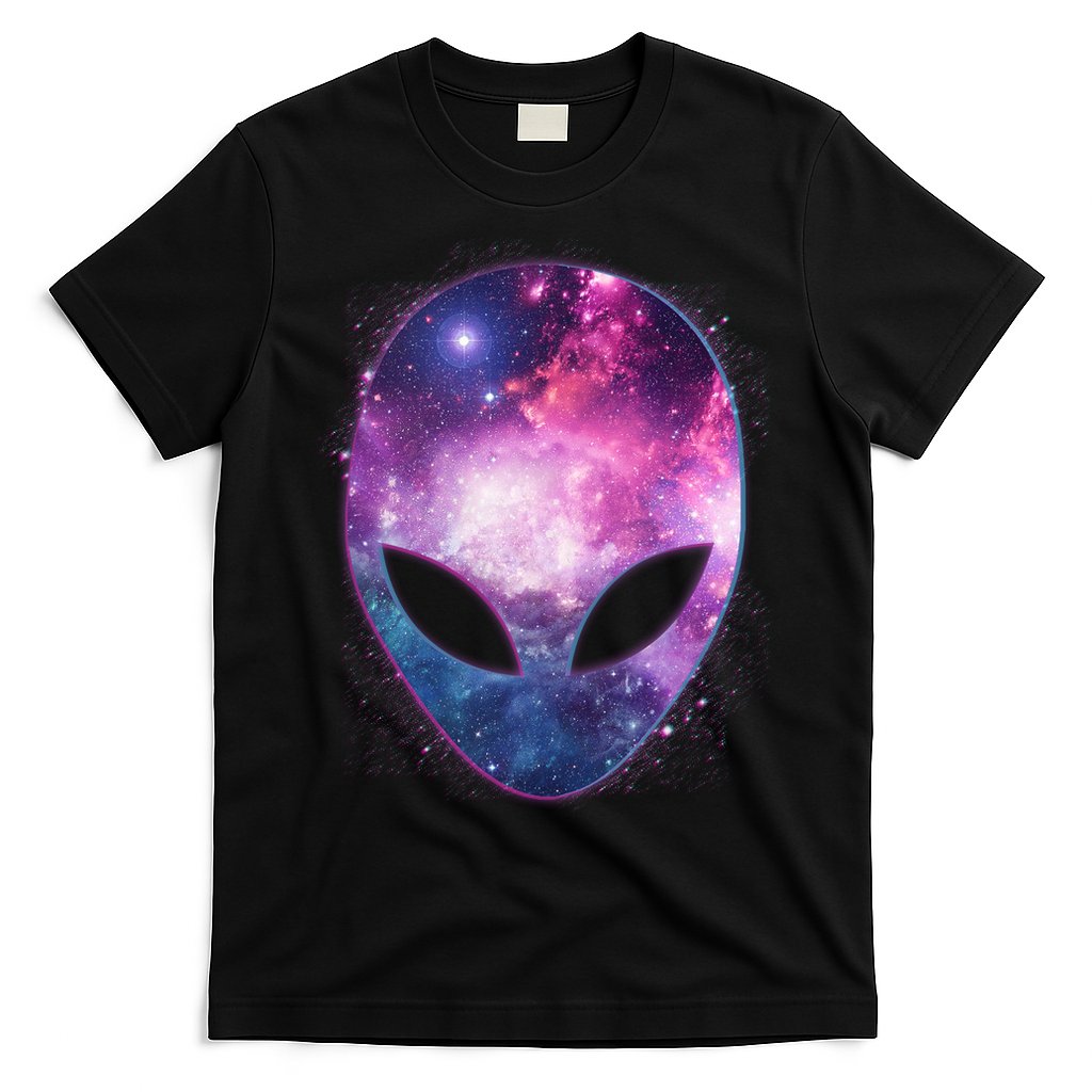 Alien Galaxy Face T-Shirt Hoodie, Sweatshirt | CoreVibeTees.com
