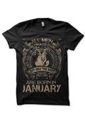 Legends Are Born In January Black T-Shirt Style002 Hoodie, Sweatshirt | CoreVibeTees.com