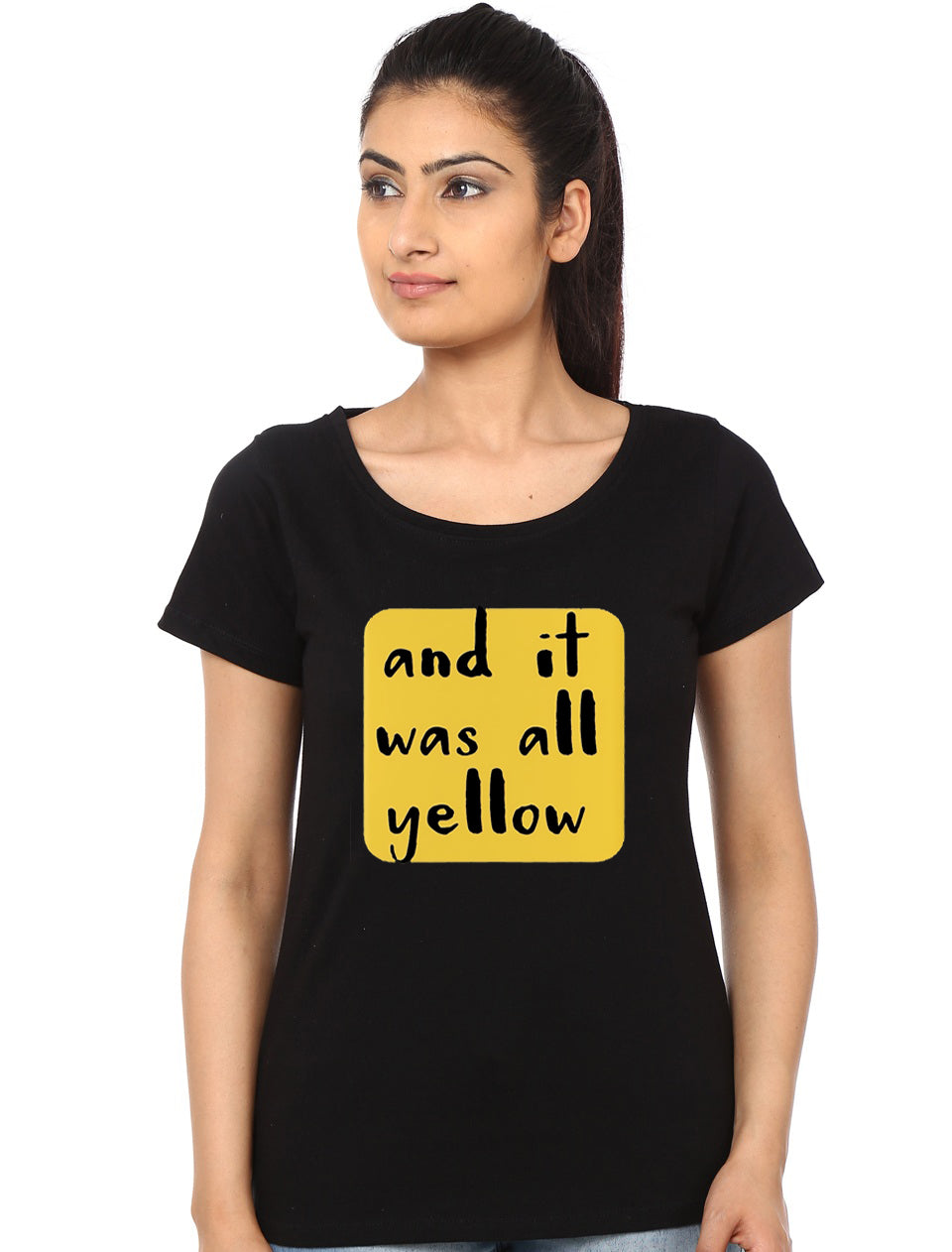 And It Was All Yellow Black Girls T-Shirt Hoodie, Sweatshirt | CoreVibeTees.com