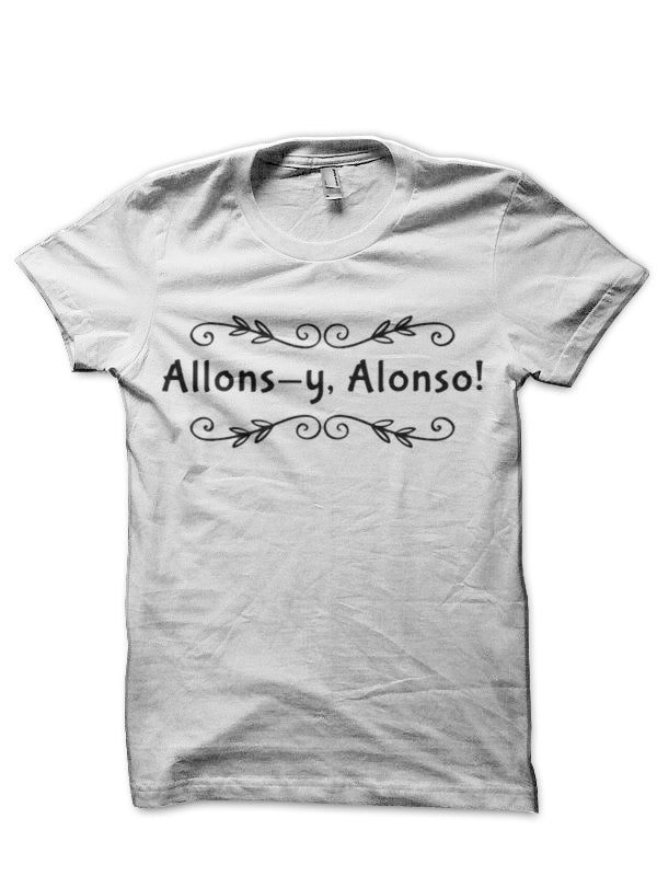AllonsY White T-Shirt Hoodie, Sweatshirt | CoreVibeTees.com
