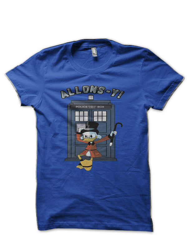 Scrooge Mc Ducktor Royal Blue T-Shirt Hoodie, Sweatshirt | CoreVibeTees.com