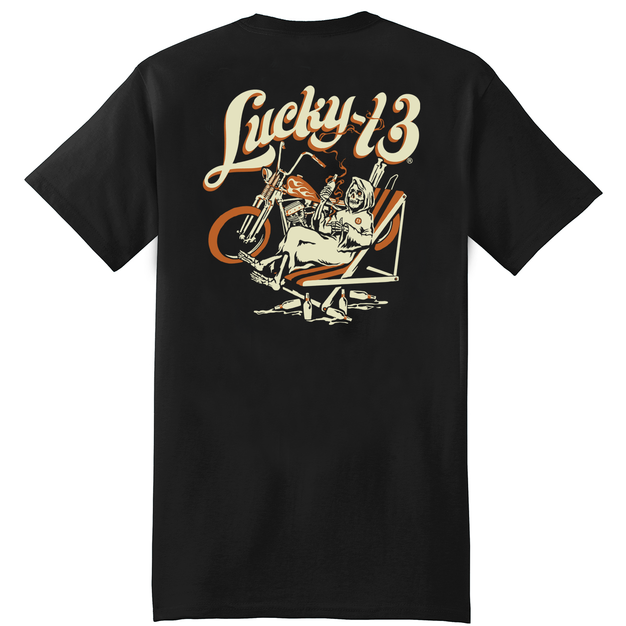 Lucky 13 Aloha T-Shirt Hoodie, Sweatshirt | CoreVibeTees.com (Image 1)
