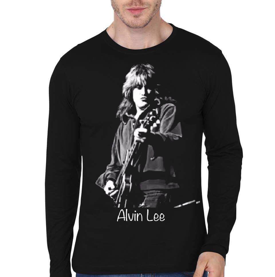 Alvin Lee Black Full Sleeve T-Shirt Hoodie, Sweatshirt | CoreVibeTees.com