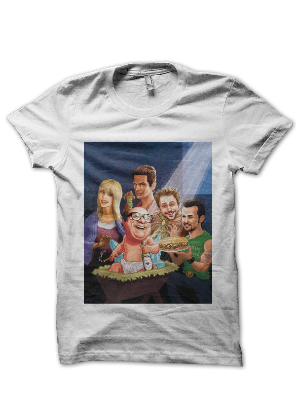 Itâ€™s Always Sunny in Philadelphia White T-Shirt Hoodie, Sweatshirt | CoreVibeTees.com