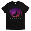 Alaska Moose Borealis Alaskan Landscape T-Shirt Hoodie, Sweatshirt | CoreVibeTees.com