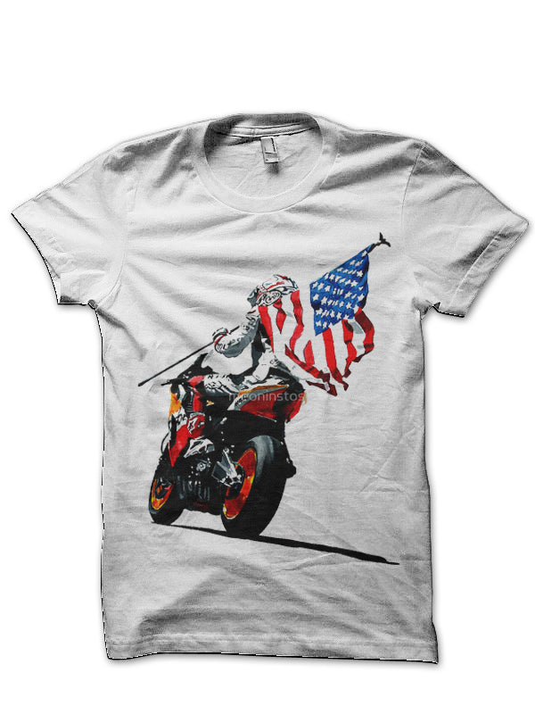 Moto Gp Racer White T-Shirt Hoodie, Sweatshirt | CoreVibeTees.com