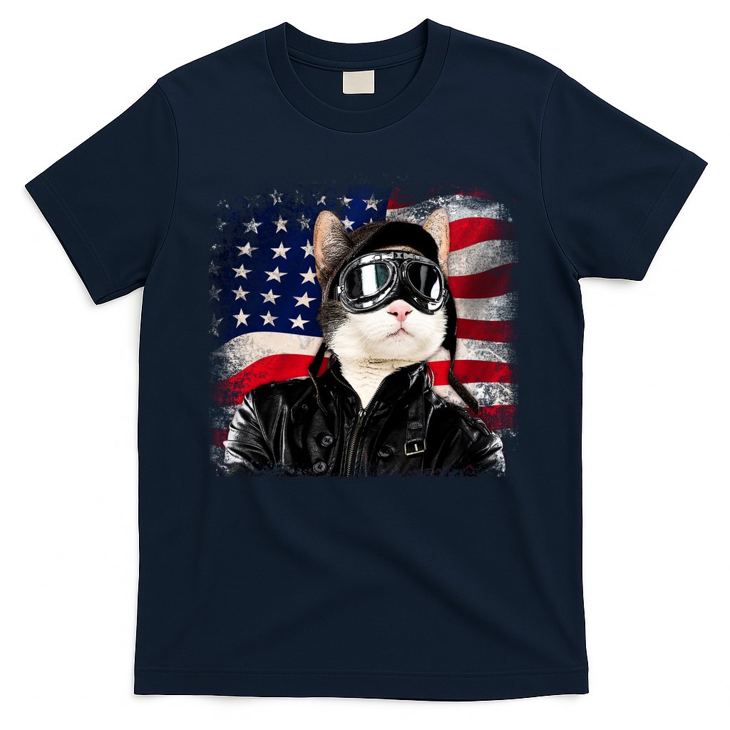 American Cat Air Force Pilot T-Shirt Hoodie, Sweatshirt | CoreVibeTees.com