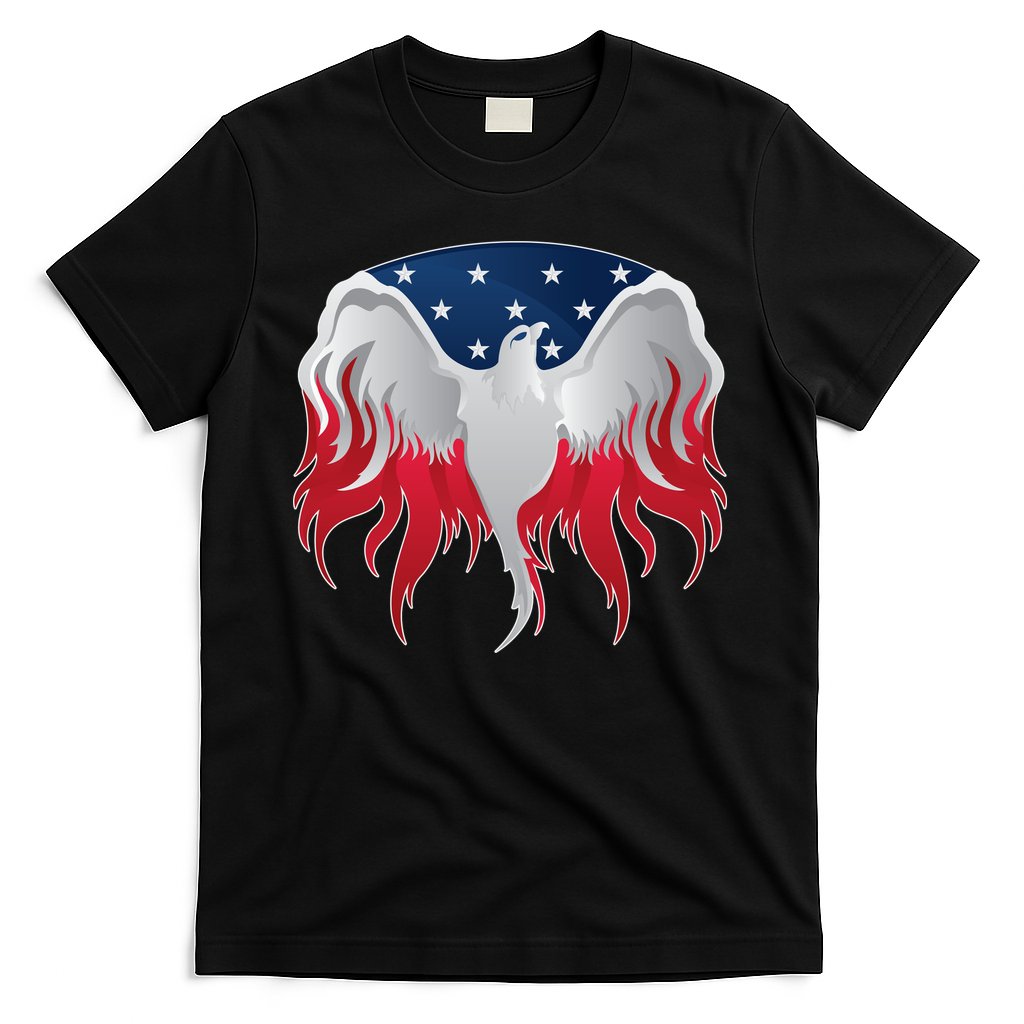 American Flag Eagle USA Illustration T-Shirt Hoodie, Sweatshirt | CoreVibeTees.com