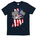 American Racing Car Flag T-Shirt Hoodie, Sweatshirt | CoreVibeTees.com