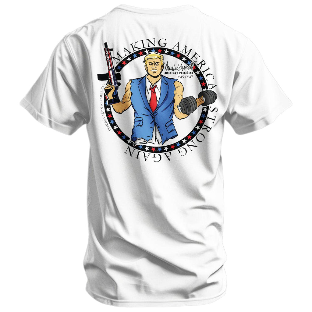 Make America Strong Again Men's T-Shirt Hoodie, Sweatshirt | CoreVibeTees.com (Image 1)