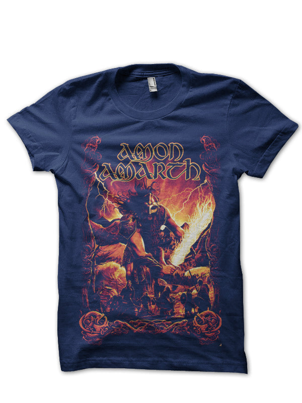 Amon Amarth Navy Blue T-Shirt Hoodie, Sweatshirt | CoreVibeTees.com
