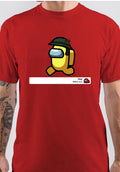 Yellow Sus Half Sleeve Red  T-Shirt Hoodie, Sweatshirt | CoreVibeTees.com