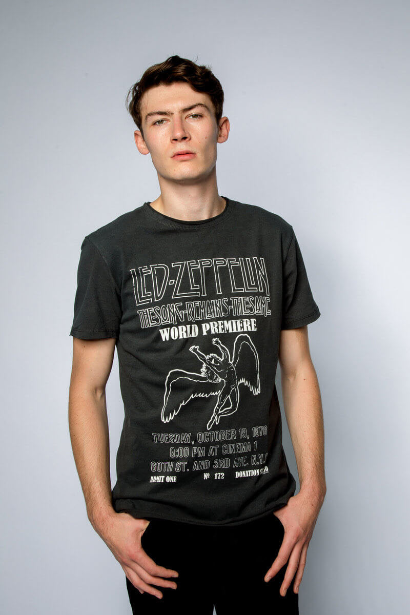 Led Zeppelin T-Shirt - The Song Remains the Same, Charcoal Hoodie, Sweatshirt | CoreVibeTees.com (Image 2)