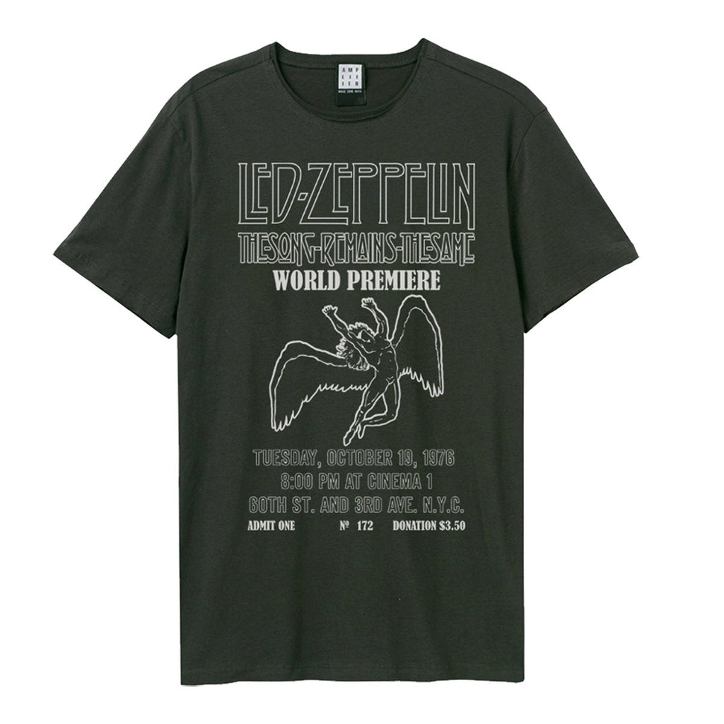 Led Zeppelin T-Shirt - The Song Remains the Same, Charcoal Hoodie, Sweatshirt | CoreVibeTees.com (Image 1)