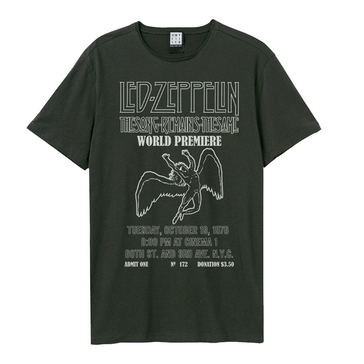 Led Zeppelin T-Shirt - The Song Remains the Same, Charcoal Hoodie, Sweatshirt | CoreVibeTees.com (Image 1)