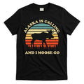 Alaska Moose Tourist Travel Funny T-Shirt