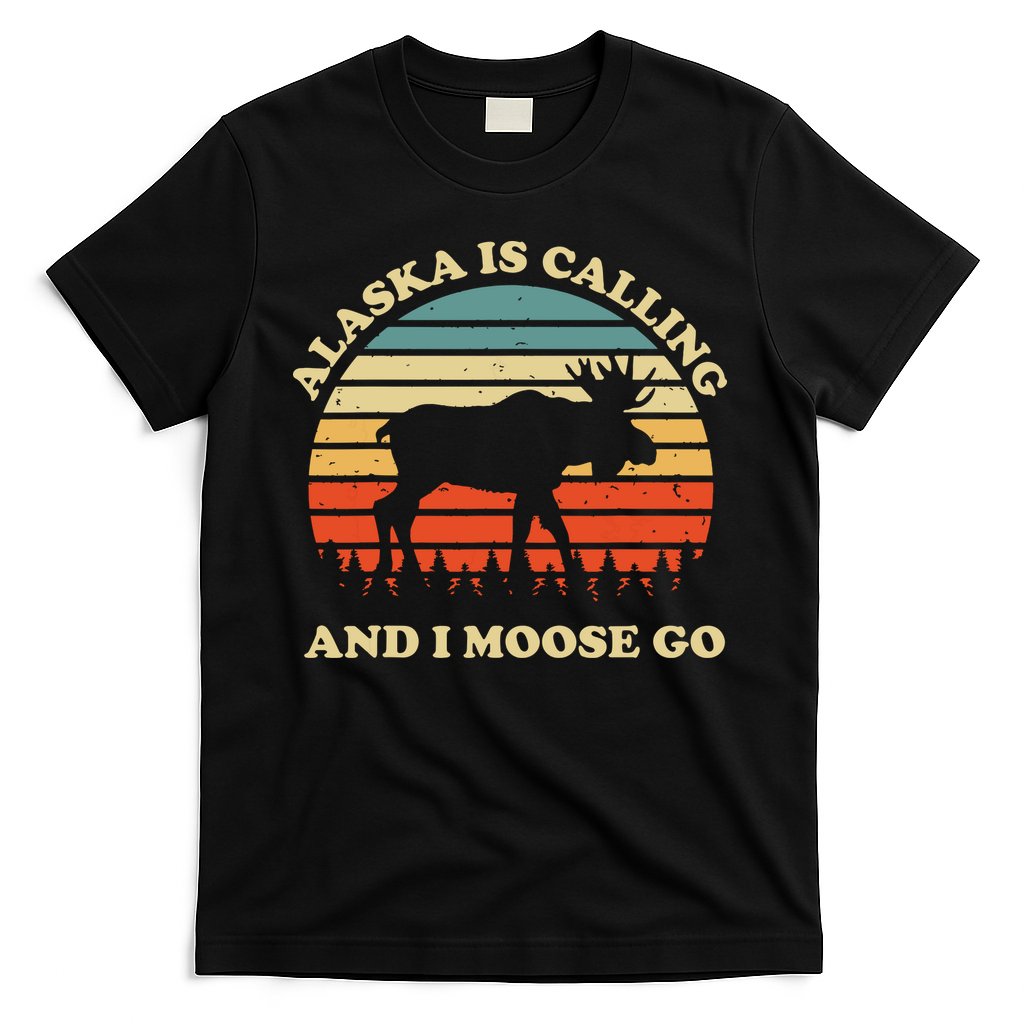 Alaska Moose Tourist Travel Funny T-Shirt