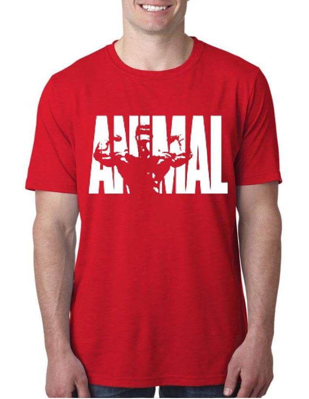 Animal Bodybuilding Red T-Shirt Hoodie, Sweatshirt | CoreVibeTees.com