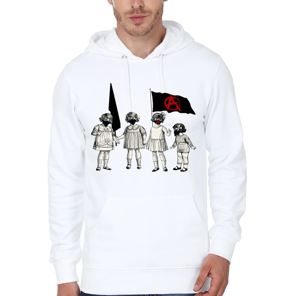 Anarchy White Hoodie Style001 T-Shirts, Sweatshirt | CoreVibeTees.com