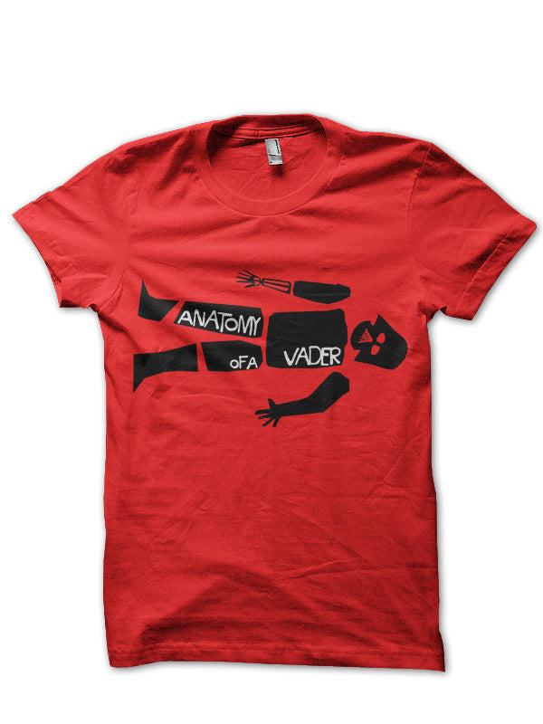 Vader Is Anatomy Red Tee Hoodie, Sweatshirt | CoreVibeTees.com