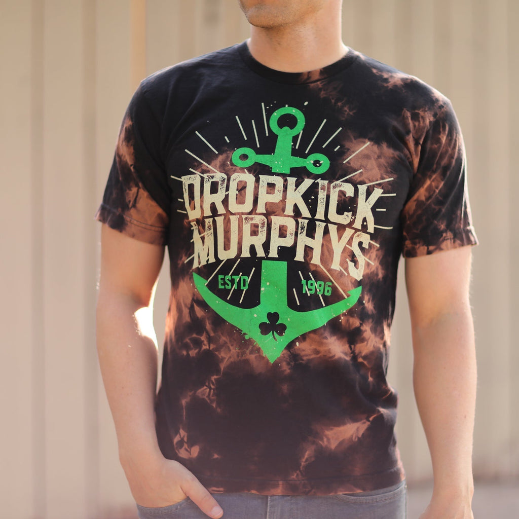 Anchor Dyed T-Shirt (Bleach Dye) Hoodie, Sweatshirt | CoreVibeTees.com (Image 3)