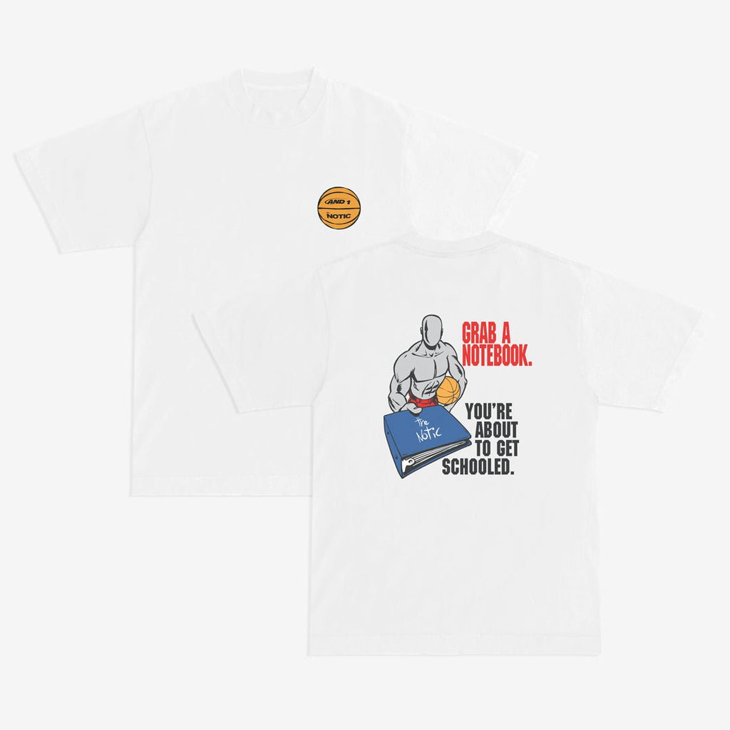 AND1 x The Notic 'School's in Session' Tee Hoodie, Sweatshirt | CoreVibeTees.com (Image 1)