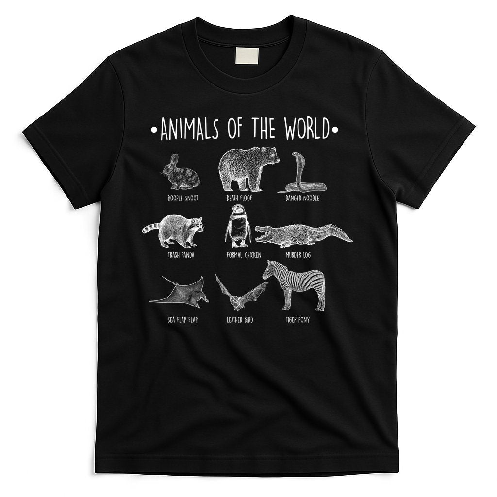 Animals Of the World Funny Wildlife T-Shirt Hoodie, Sweatshirt | CoreVibeTees.com