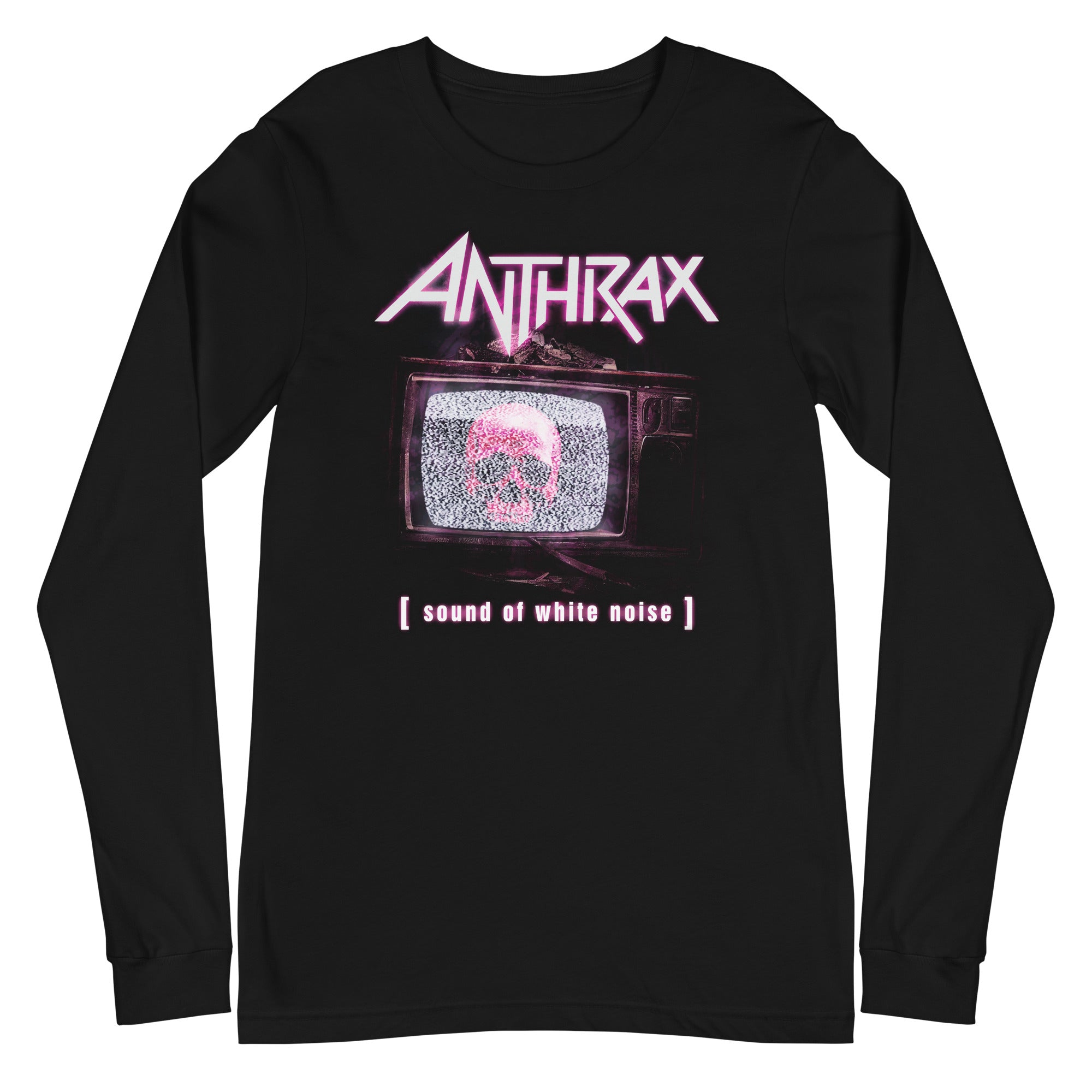 Anthrax - Skull TV Long Sleeve T-Shirt Hoodie, Sweatshirt | CoreVibeTees.com