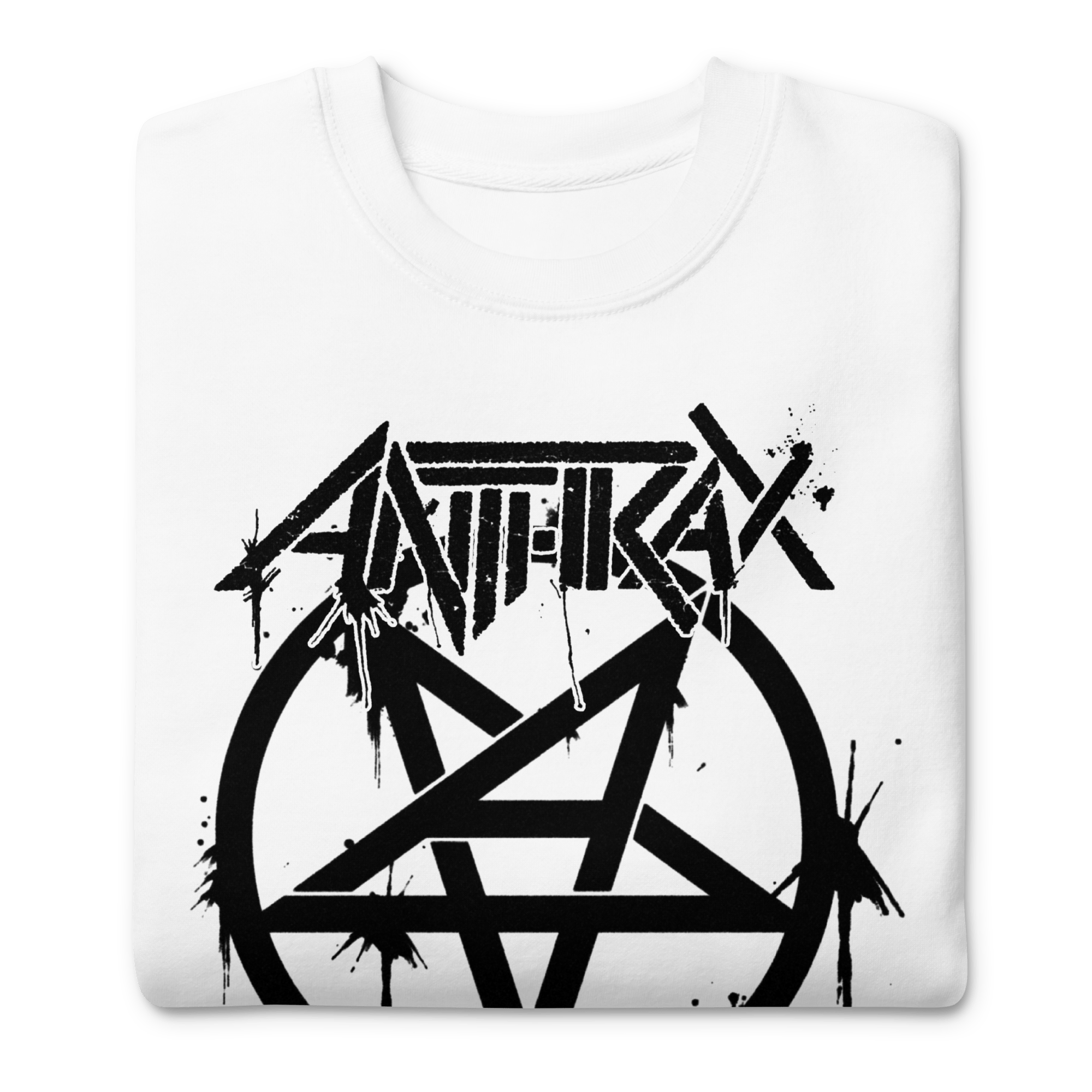 Anthrax - Pentagram Logo Sweatshirt Style001 T-Shirts, Hoodie | CoreVibeTees.com (Image 1)
