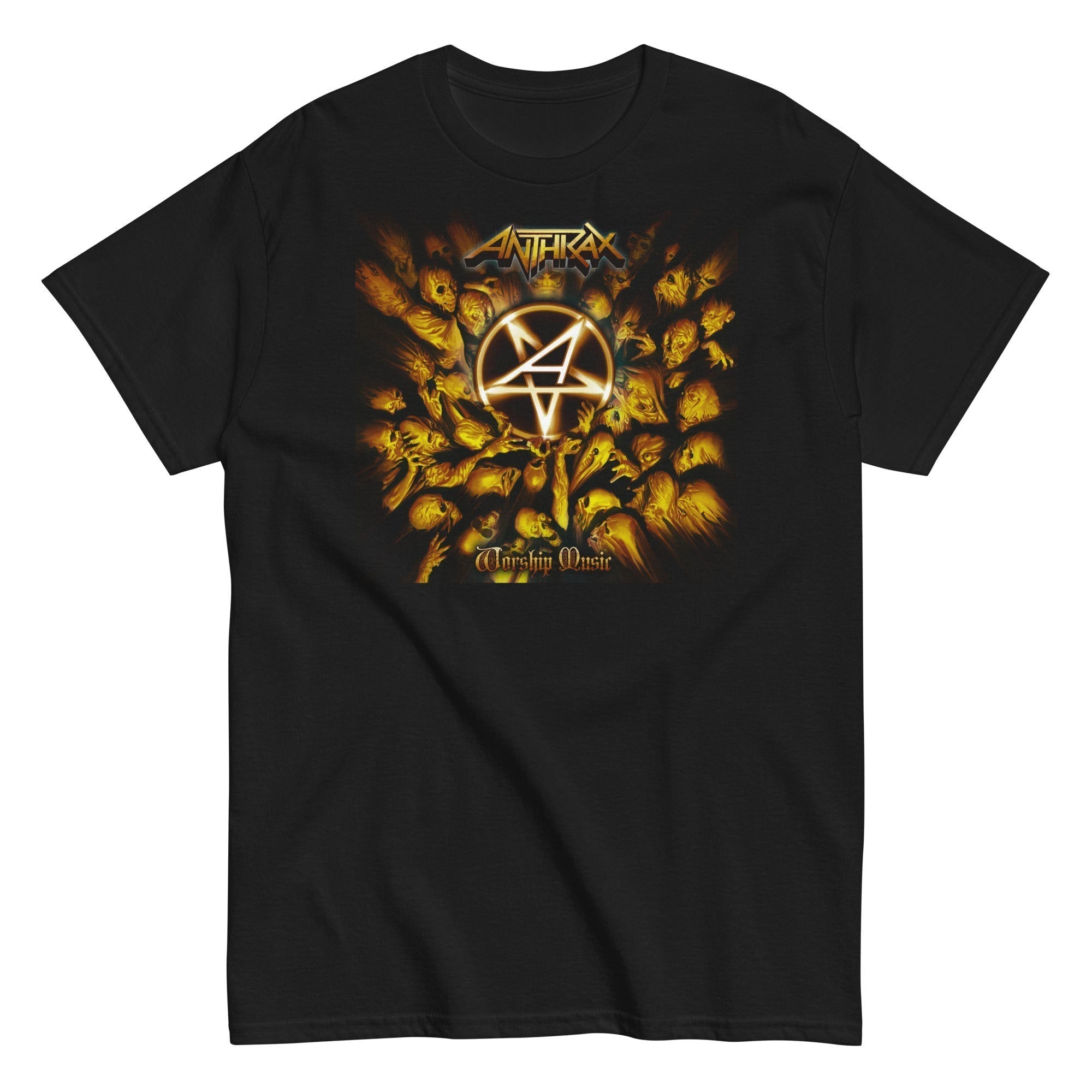 Anthrax - Pentagram Logo T-Shirt Hoodie, Sweatshirt | CoreVibeTees.com (Image 1)