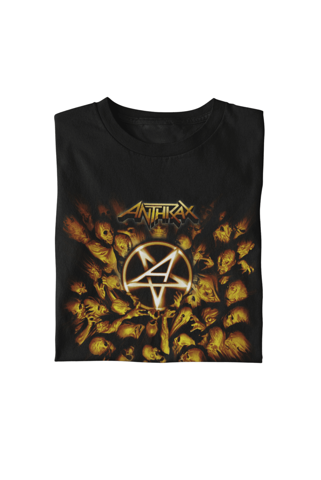 Anthrax - Pentagram Logo T-Shirt Hoodie, Sweatshirt | CoreVibeTees.com (Image 3)
