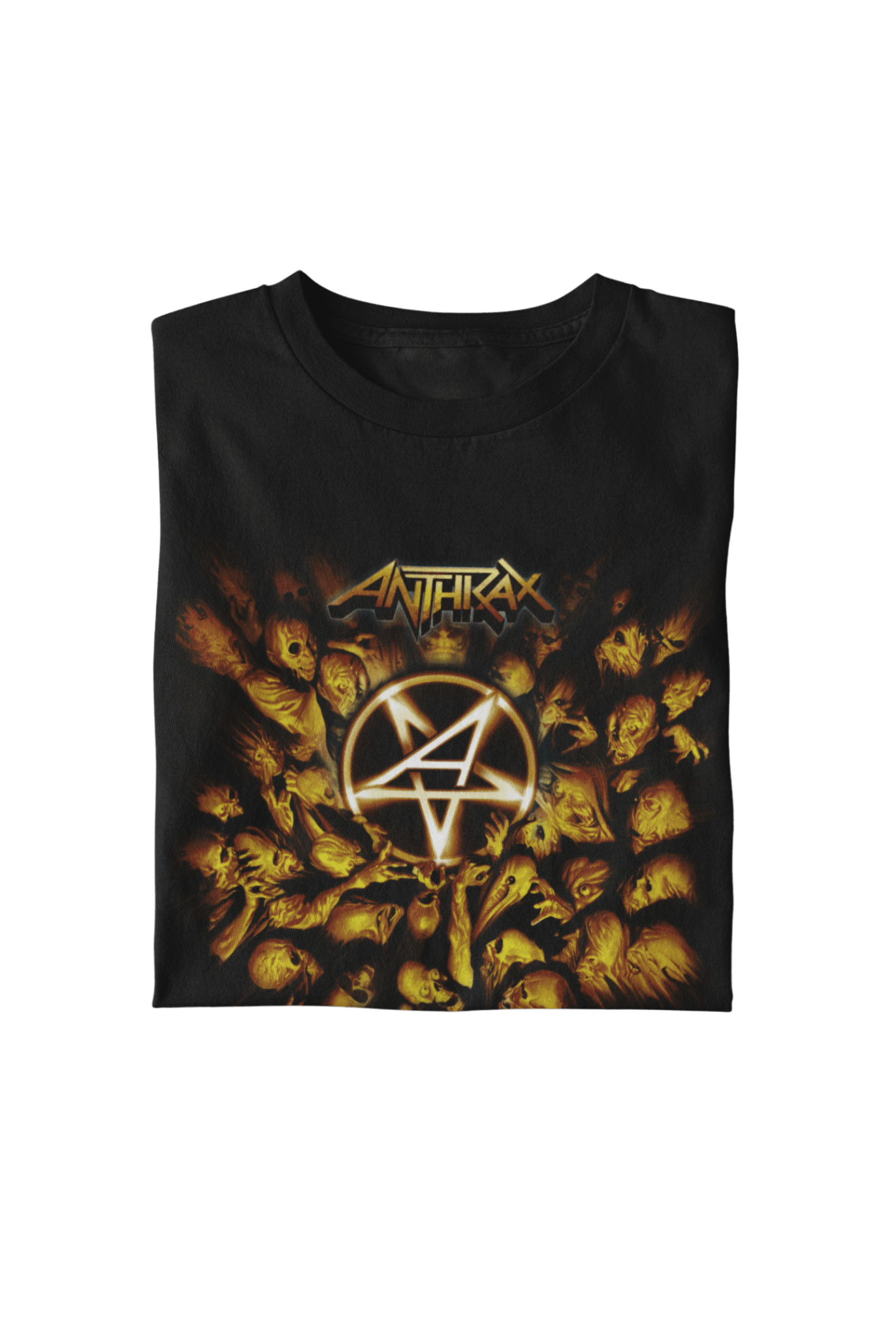 Anthrax - Pentagram Logo T-Shirt Hoodie, Sweatshirt | CoreVibeTees.com (Image 3)