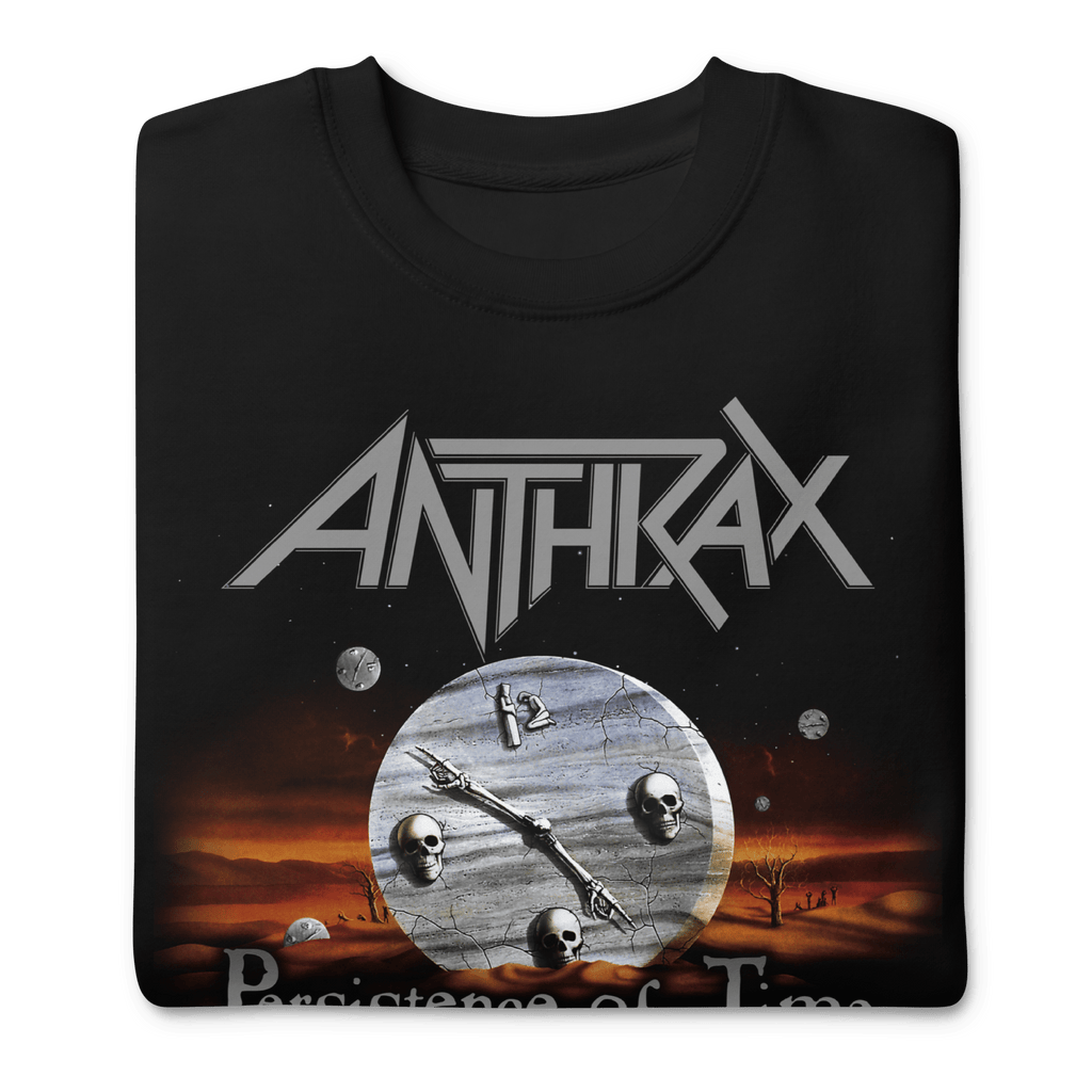 Anthrax - Peristence of Time Sweatshirt T-Shirts, Hoodie | CoreVibeTees.com (Image 1)