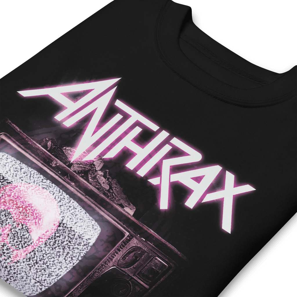 Anthrax - Skull TV Sweatshirt T-Shirts, Hoodie | CoreVibeTees.com (Image 3)