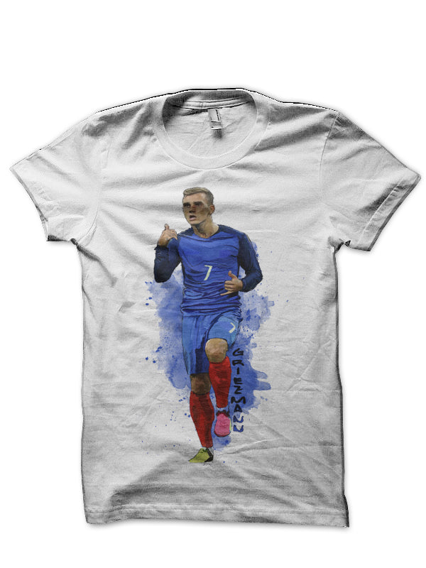 Antoine Griezmann White T-Shirt Hoodie, Sweatshirt | CoreVibeTees.com