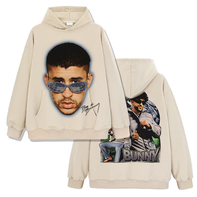 Bad Bunny Signature Hoodie T-Shirts, Sweatshirt | CoreVibeTees.com (Image 3)