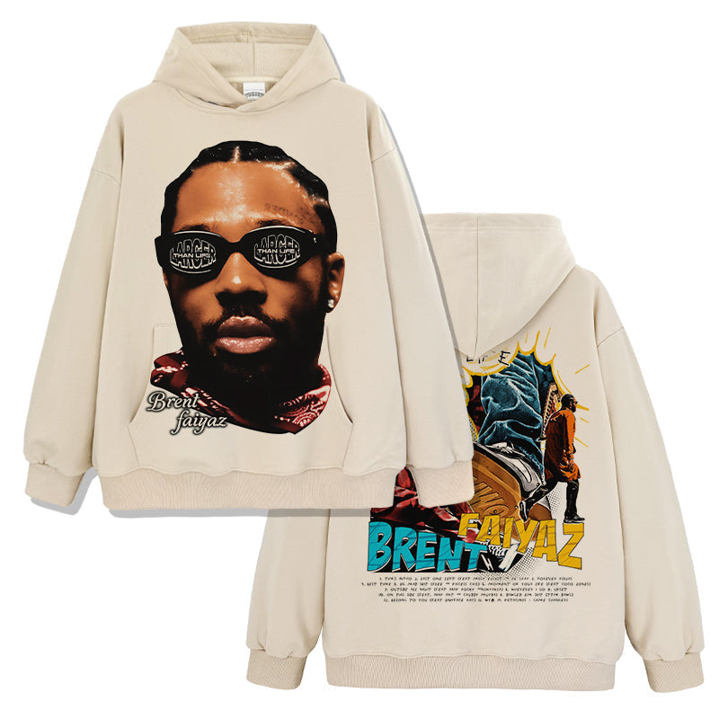 Larger than Life By Brent Faiyaz Hoodie T-Shirts, Sweatshirt | CoreVibeTees.com (Image 3)