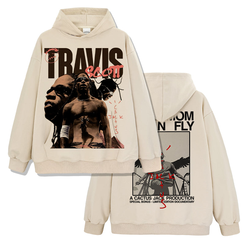 Look Mom I Can Fly By Travis Scott HOODIE T-Shirts, Sweatshirt | CoreVibeTees.com (Image 1)
