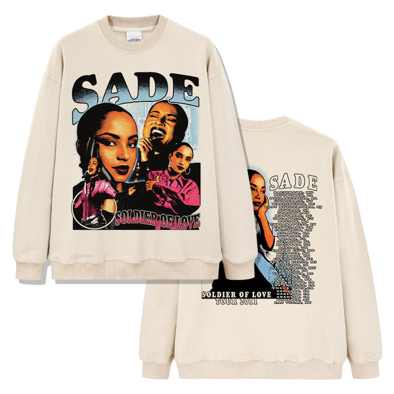 Soldier of Love By Sade Sweatshirt T-Shirts, Hoodie | CoreVibeTees.com (Image 3)