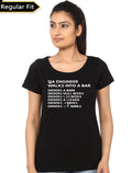 Qa Engineer Walks Into A Bar Girls T-Shirt Hoodie, Sweatshirt | CoreVibeTees.com