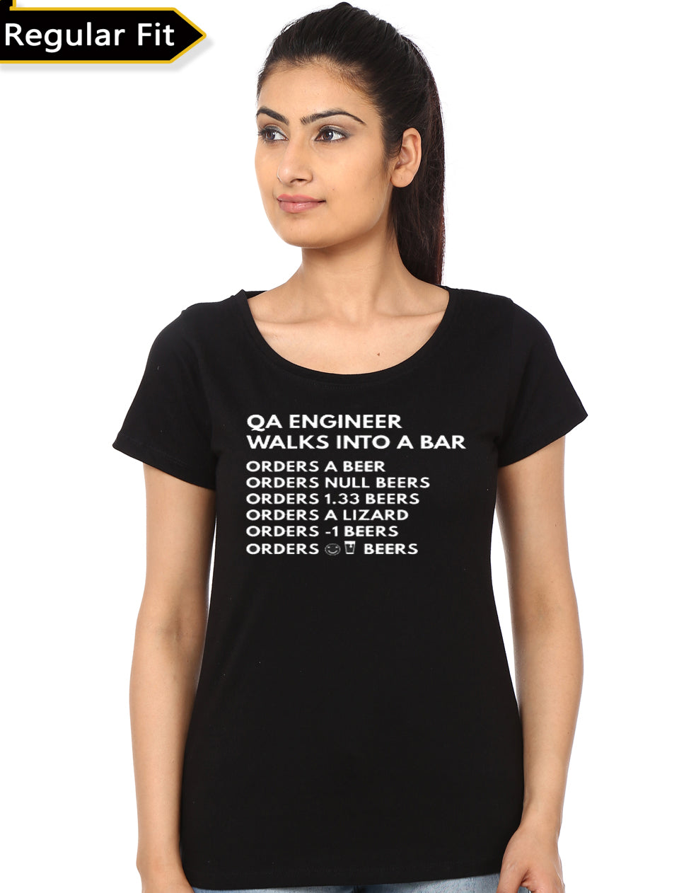 Qa Engineer Walks Into A Bar Girls T-Shirt Hoodie, Sweatshirt | CoreVibeTees.com