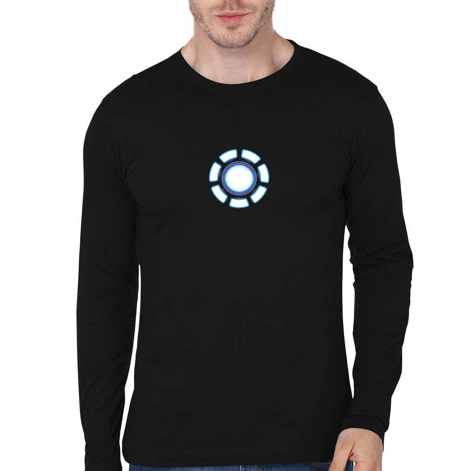 Arc Reactor Black Full Sleeve T-Shirt Style001 Hoodie, Sweatshirt | CoreVibeTees.com