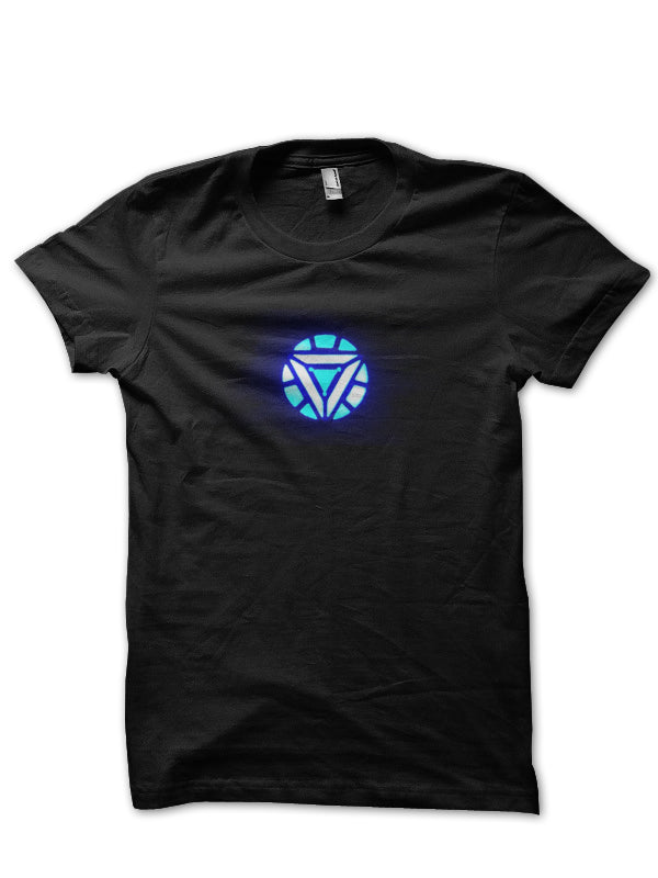 Arc Reactor Stark Industries Black T-Shirt Hoodie, Sweatshirt | CoreVibeTees.com