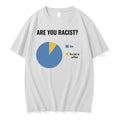 Are You Racist Yes Yes Put In Yellow Pie Chart Graphic 0 Tshirts Sweater