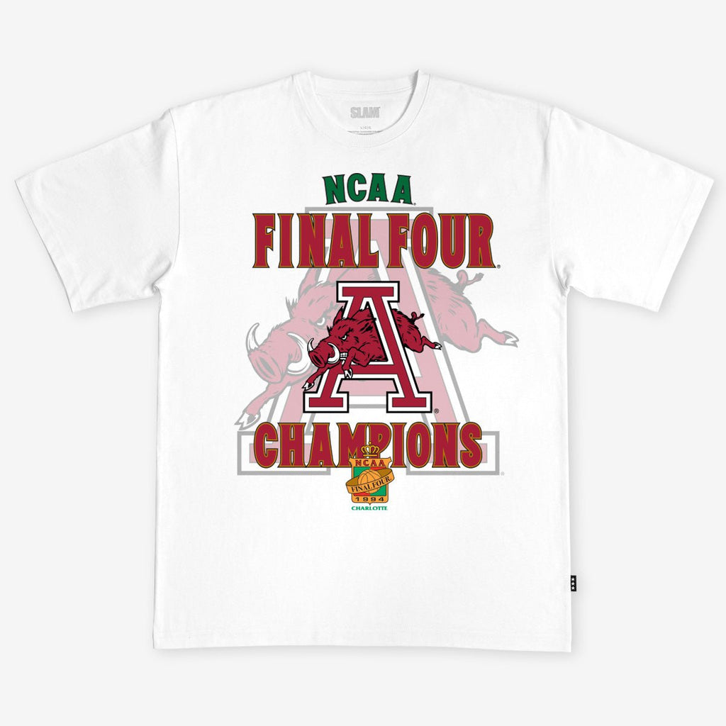 Arkansas '94 NCAA Champs Heavy Tee Hoodie, Sweatshirt | CoreVibeTees.com (Image 1)